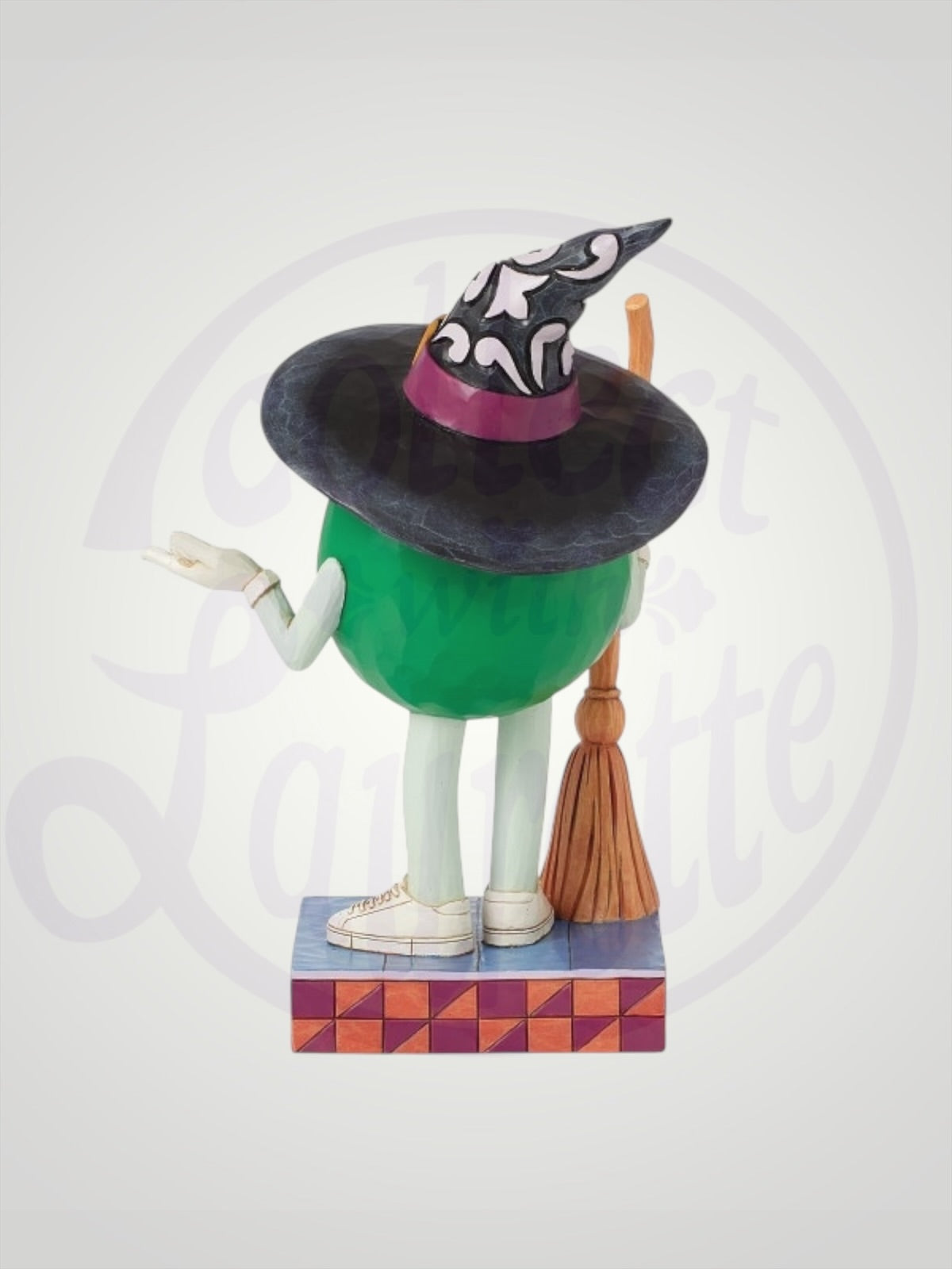 Jim Shore M&M's Collection - Witching You a Happy Halloween Green Witch Figurine